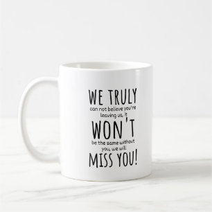 Mug collègue qui part pour les femmes, collègue qui pa