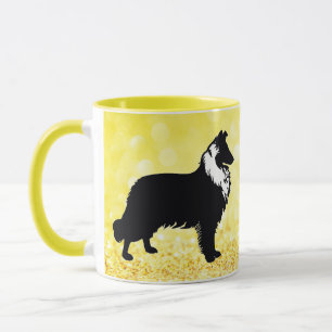 Mug Collie Silhouette