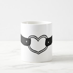 Mug Collier de cuisson noir de dessin