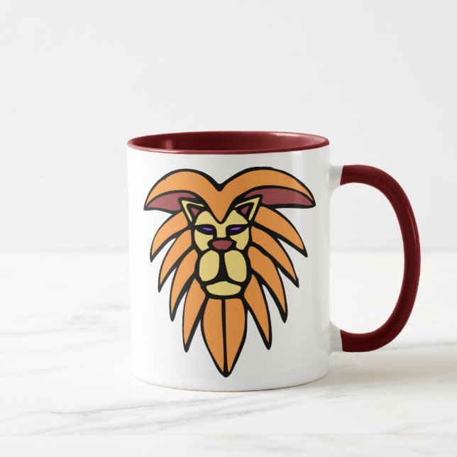 Mug Collier de tête de lion (Droite)