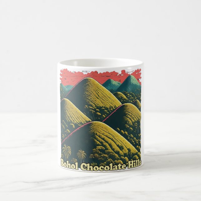 Mug collines de chocolat de Bohol (Centre)