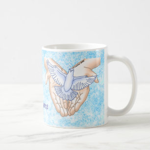 Mug Colombe aux mains chrétiennes