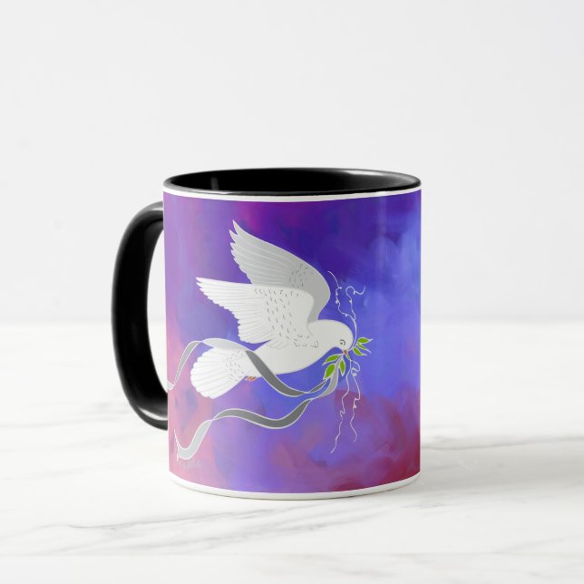 Mug Colombe blanche (Devant gauche)