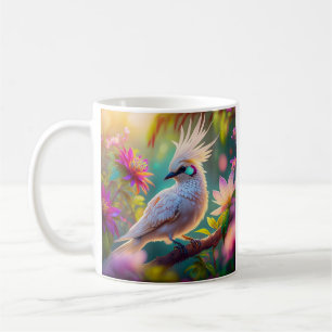 Mug Colombe fantaisiste à plumage juvénile crêté