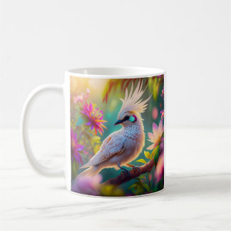 Mug Colombe fantaisiste à plumage juvénile crêté