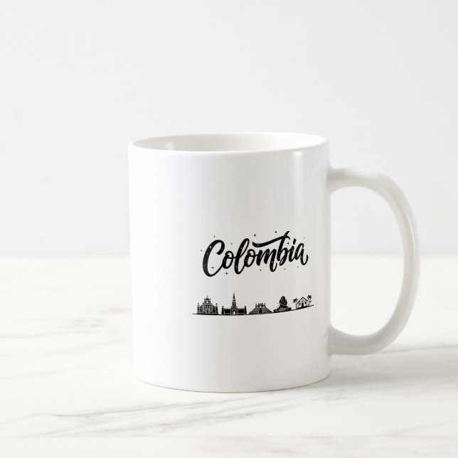Mug Colombia Skyline Travel Vacation Outfits  (Droite)