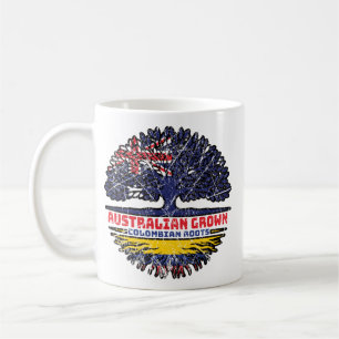 Mug Colombie Colombie Australie Australie racine d'arb