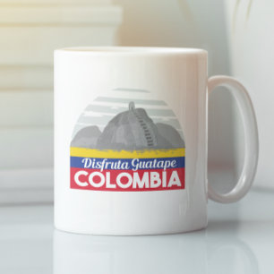 Mug Colombie Vintage voyage de la bande de Guatape