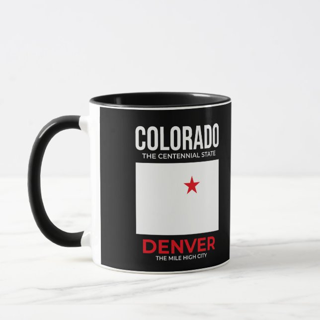 Mug Colorado, Denver – The Mile High City, USA (Gauche)