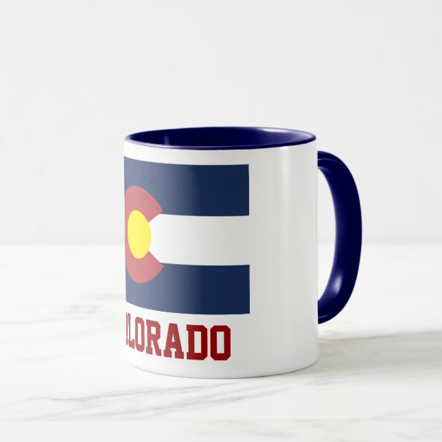 Mug COLORADO : Drapeau d'Etat du Colorado (Devant droit)