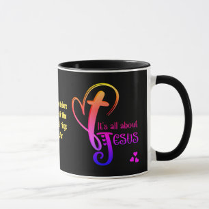 Mug Coloré C'EST TOUT SUR JÉSUS Christian