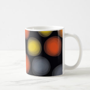 Mug Coloré, cool, moderne, tendance abstraction fleur