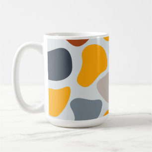 Mug Coloré, cool, tendance, bio géométrique moderne