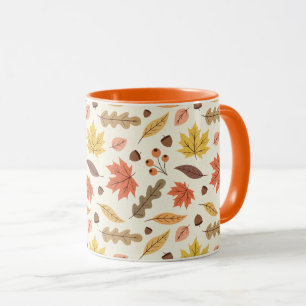 Mug Coloré Feuille d'automne Motif