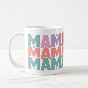 Mug Coloré Pastel MAMA Cadeau Maman