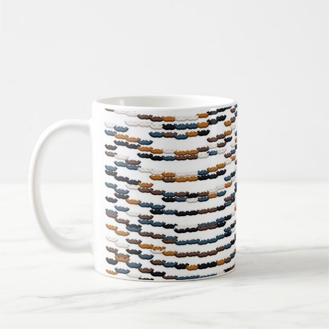 Mug Colorful Art Nouveau Pattern  (Gauche)
