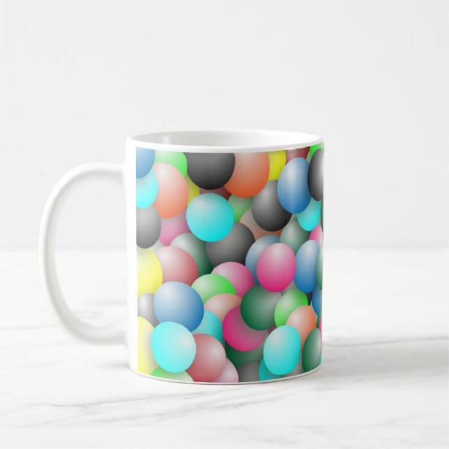 Mug Colorful Balloons Banner (Gauche)