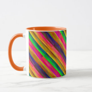 Mug colorful bands