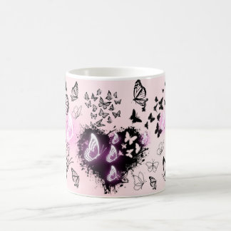 Mug Colorful Butterfly Art with Vibrant Wing nature
