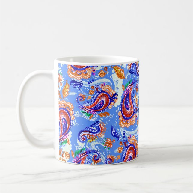 Mug Colorful paisible sans couture motif (Gauche)