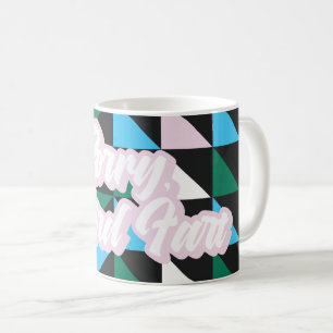 Mug Colorful Patterned Désolé, Fart bizarre drôle