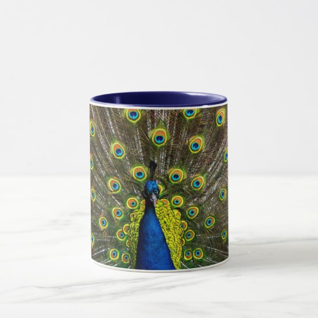 Mug Colorful peacock (Centre)