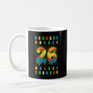 Mug Colorful Rainbow Drip Number 26 