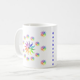 Mug - Colour Wheel Design with Name