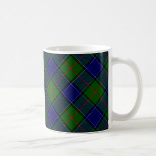 Mug Colquhoun tartan bleu vert plaid