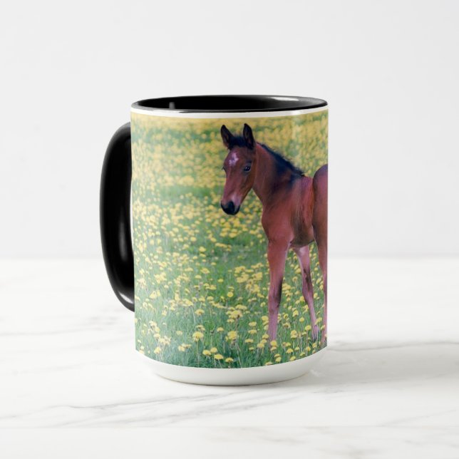 Mug Colt dans le champ de Dandelion (Devant gauche)