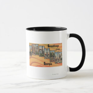 Mug Columbus, Géorgie - Scènes de grandes lettres