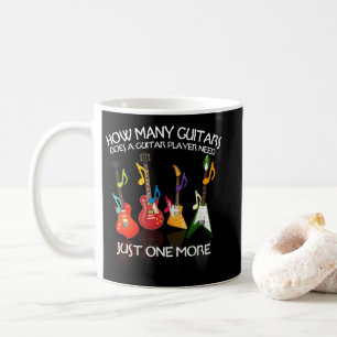 Mug Combien De Guitares Le Joueur De Guitare A-T-Il Be
