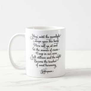 Mug Combien doux le clair de lune, citation de