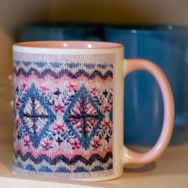Mug Combinaison de Sweater (rose) (Créateur téléchargé)