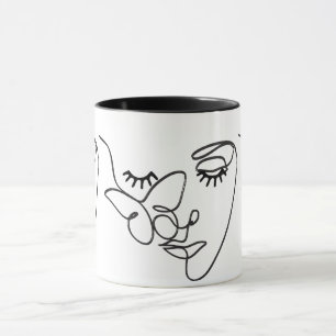 Mug combiné de la collection Face 11 Oz