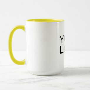 Mug combo - 15 oz, Jaune