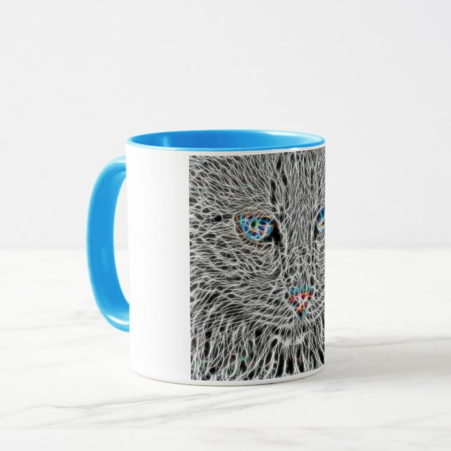 Mug Combo Chat Fractée (Devant gauche)