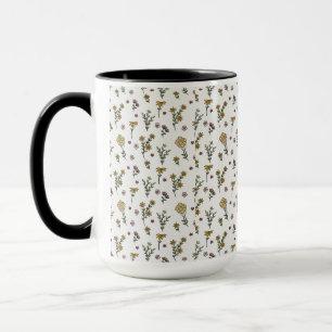 Mug Combo floral de printemps Motif de fleurs