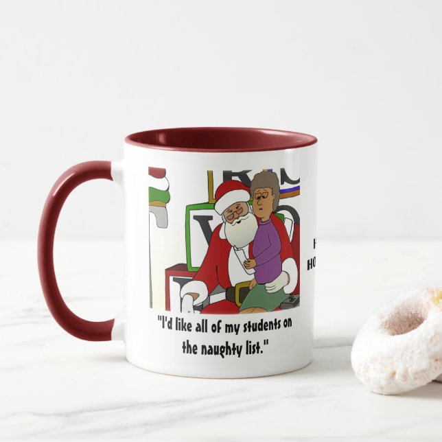 Mug Combo Liste Naughty (Avec donut)