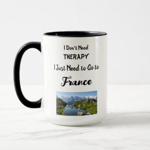 Mug Combo Mug, 15 oz Je n'ai pas besoin de thérapie
