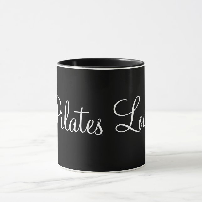 Mug combo noir 11 oz | Pilates Lover 4 (Centre)