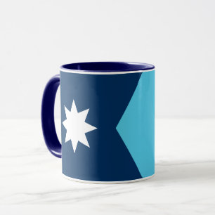Mug Combo Noir avec drapeau du Minnesota, États-Un