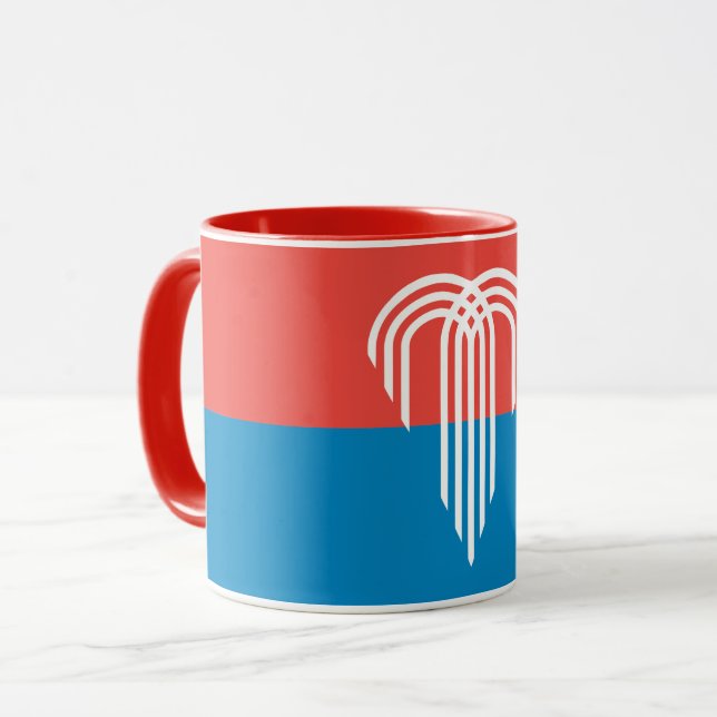 Mug combo patriotique avec drapeau de Kansas City (Devant gauche)