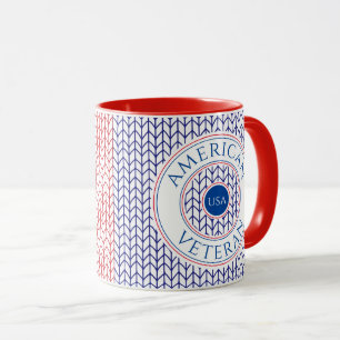 Mug Combo Rouge VÉTÉRAN AMÉRICAIN