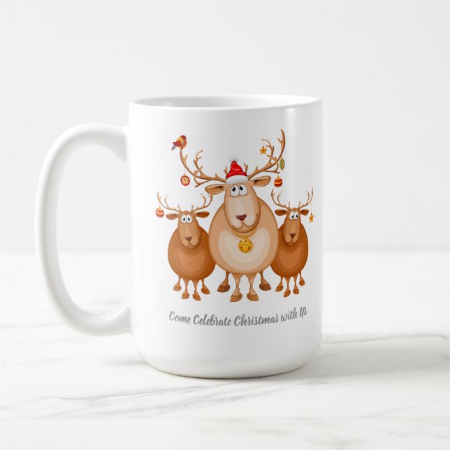 Mug Come Celebrate Christmas with Us by premora (Gauche)