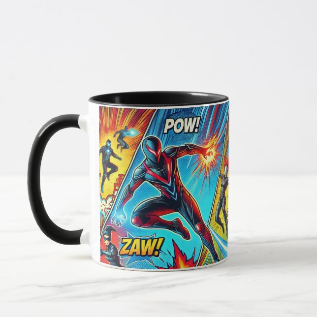 Mug comique Superhero (Gauche)