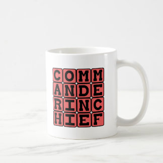 Mug Commandant en chef, président