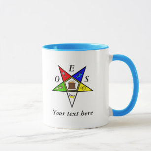 Mug Commande de maçonnerie OES Eastern Star Sister