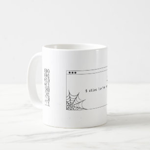 Mug Commande d'Unix "alias" drôle