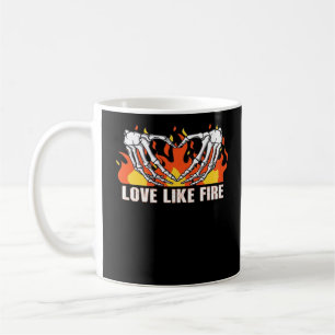 Mug Comme Classique - Skeleton Hands Heart